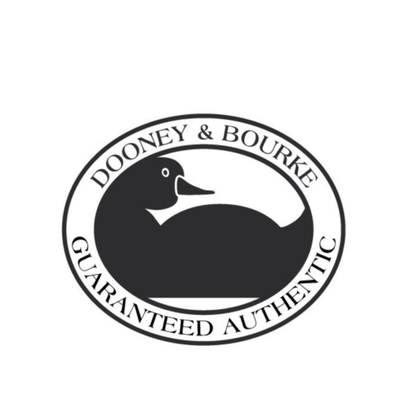 Dooney & Bourke Navy and Brown Pebbled Wristlet - Picture 3 of 6